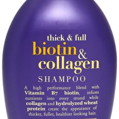 أو جي إكس شامبو من البيوتين والكولاجين يزيد الشعر سماكة وكثافة 385مل