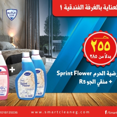 2 منظف أرضية الحرم + مزيل الروائح