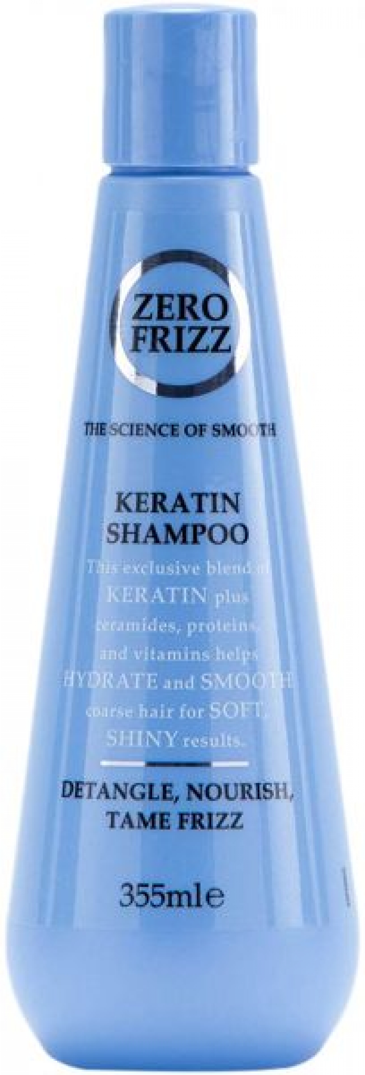 شامبو بالكيراتين للشعر المجعد من زيرو فريز - 355 مل