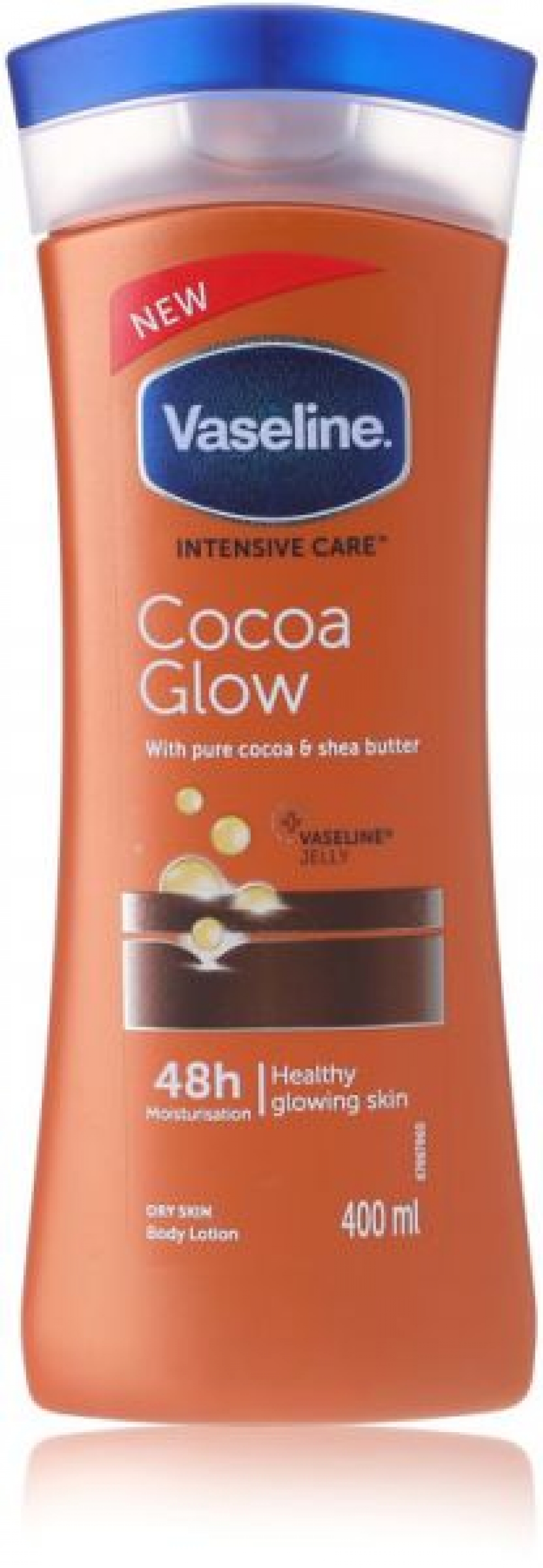 لوشن للجسم بالكاكاو النقي وزبدة الشيا من مجموعة العناية المركزة من فازلين - 400 مل
