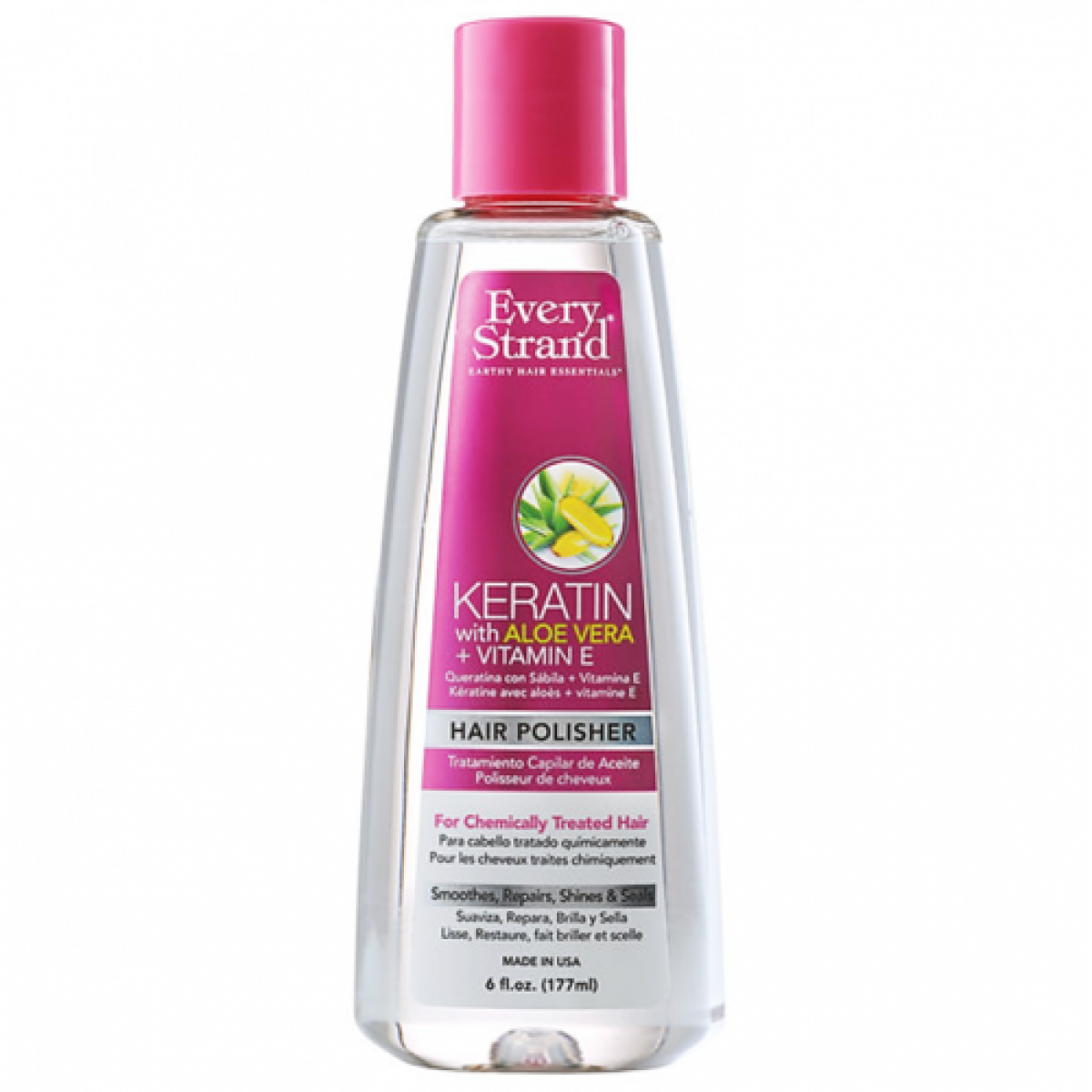 إيفري ستراند ملمع لتغذية الشعر بالكيراتين والألوفيرا وفيتامين  177مل