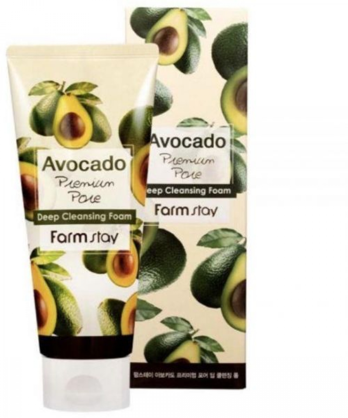 فارم ستاي رغوة التنظيف العميق بالأفوكادو 180مللي