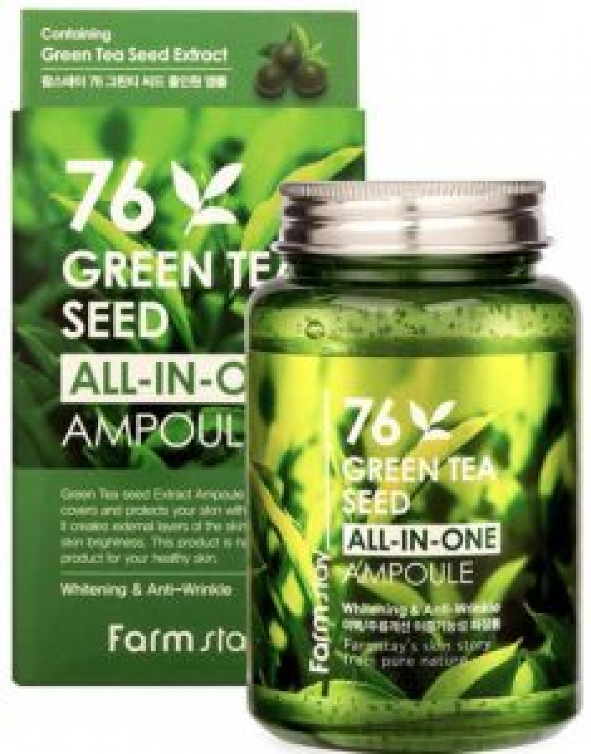 Farm Stay 76 Green Tea Seed All-In One Ampoule - 250Ml