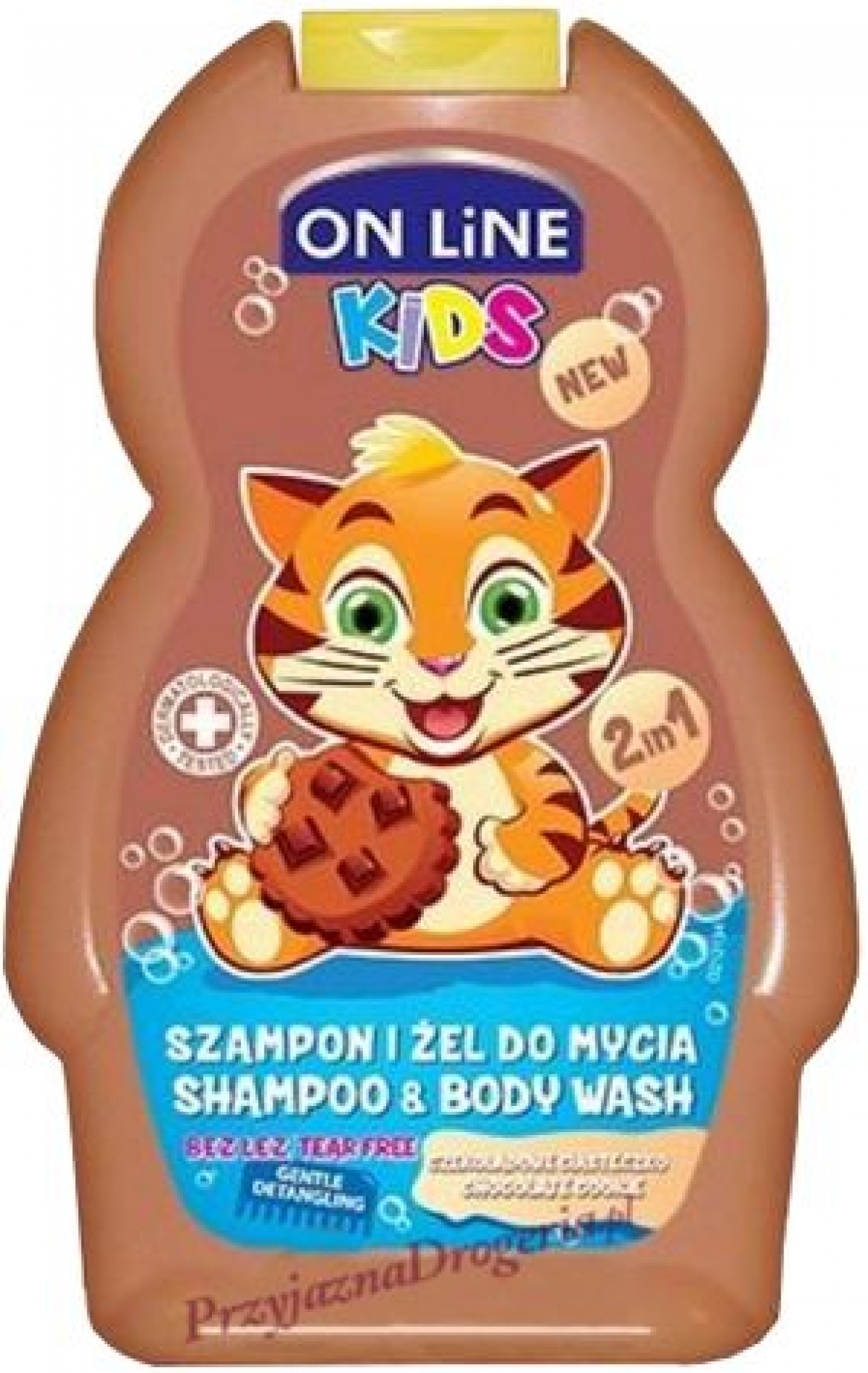 شامبو وغسول الاستحمام 2 في 1 للاطفال بكوكيز الشوكولاتة من اون لاين - 250 مل