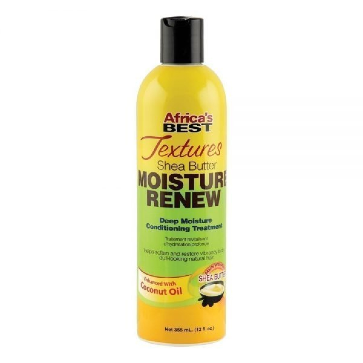 بلسم مرطب للشعر بزبدة الشيا وزيت جوز الهند مويستشر رينيو من افريكاز بيست - 355 مل