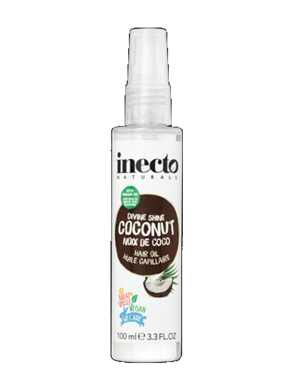 إنيكتو زيت شعر بخلاصة جوز الهند لشعر شديد اللمعان 100مل