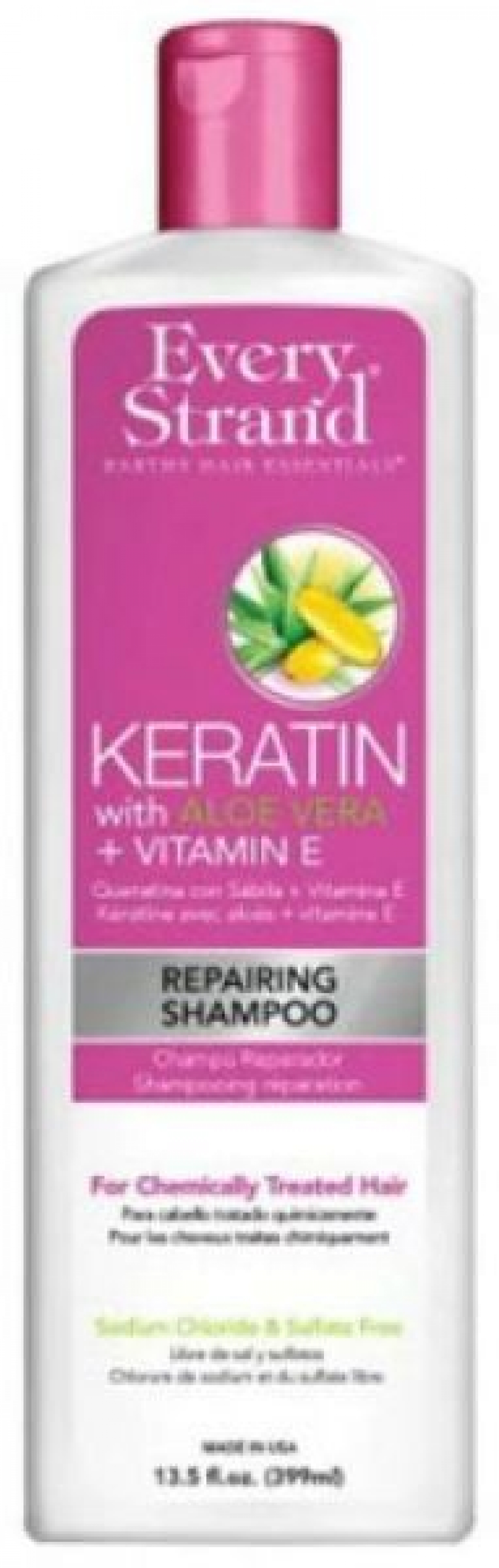 شامبو المعالج البكيراتين و الصبار و فيتامين ه من إيفري ستراند 400مللي