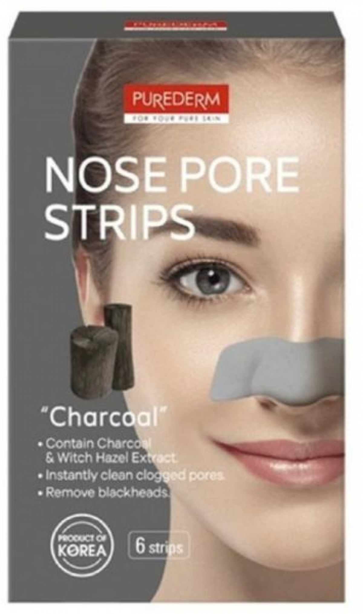 بيوردرم شرائط الأنف بالفحم