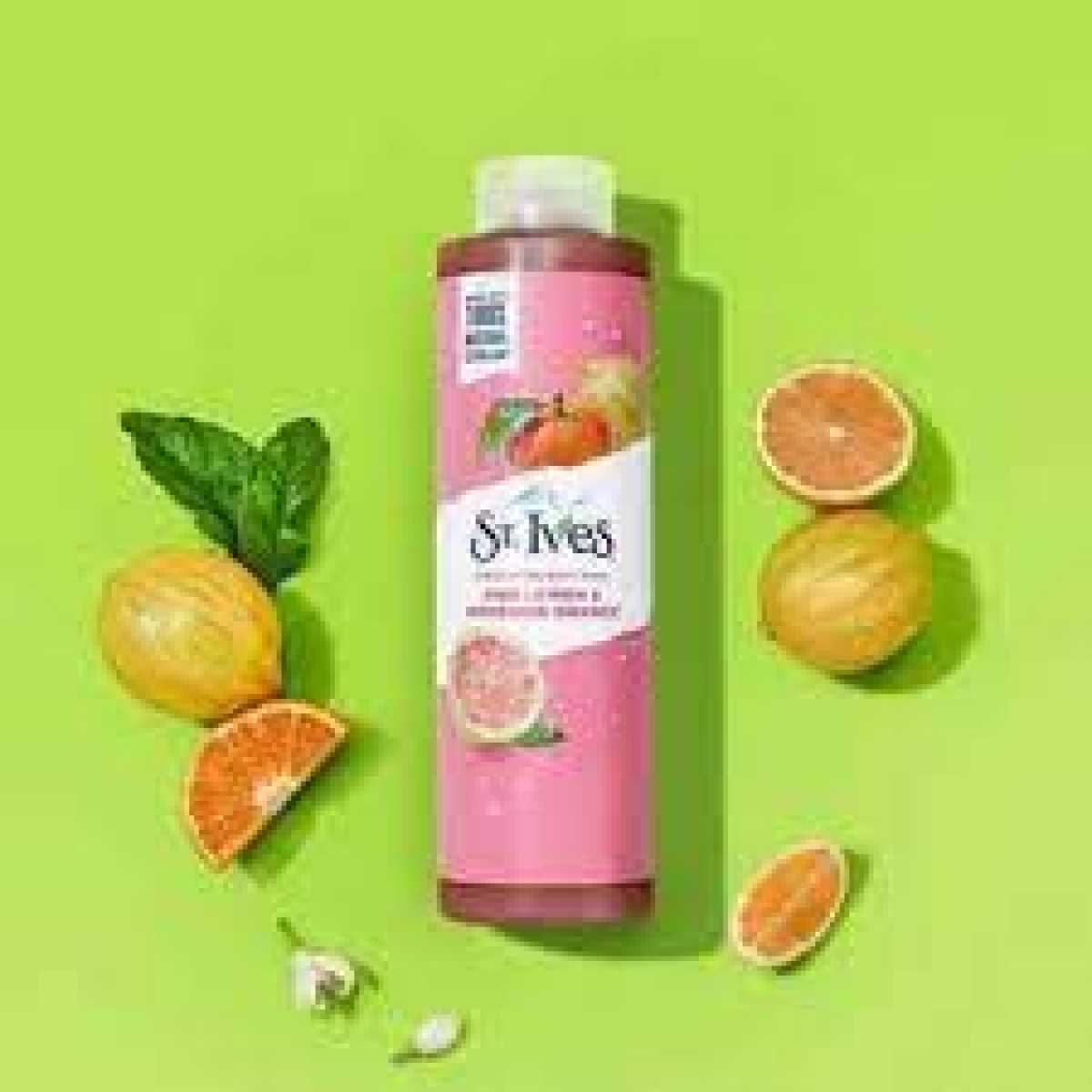 غسول مقشر للجسم بخلاصة الليمون الوردي و المندرين من سانت إيفز 650مللي