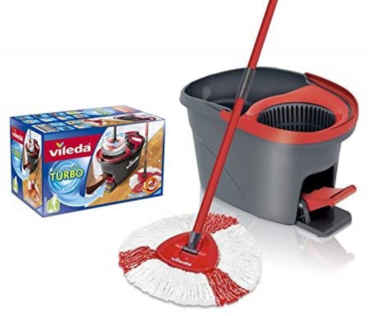 Easy Wring Turbo microfiber spin Mop and bucket set