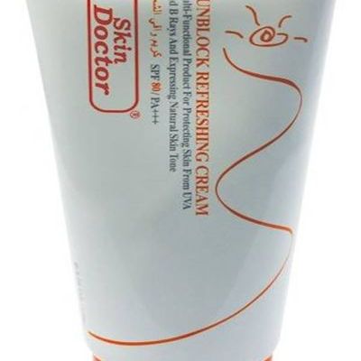 كريم منعش وواقٍ من الشمس بعامل وقاية من الشمس 80، 150 جمسكين دكتور 