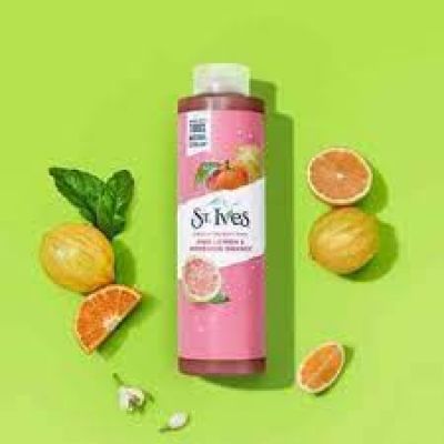 غسول مقشر للجسم بخلاصة الليمون الوردي و المندرين من سانت إيفز 650مللي